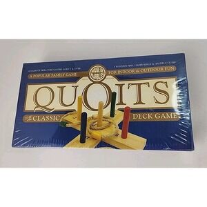 House of Marbles Quoits Ring Toss Game Wooden‎ Deck Sealed Devon England